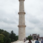 Taj Mahal jeden z minaretů